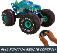 Thumbnail for Hot Wheels RC Monster Trucks Mega-Wrex in 1:6th Scale, Extra Large Remote-Control Toy Truck, More Than 2ft Long