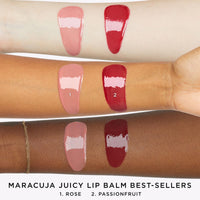 Thumbnail for tarte maracuja juicy lip balm bestsellers duo – Hydrating & Nourishing Lip Gloss Balm with Vitamin E, Vegan & Cruelty-Free, full size, rose & passion fruit