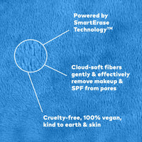Thumbnail for The Original MakeUp Eraser PRO, Effortlessly Remove All Makeup Using Only Water, Including Waterproof Mascara, Eyeliner, Foundation, Lipstick, Sunscreen,and More! Berry Blue, 1ct