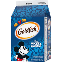 Thumbnail for Goldfish Disney Mickey Mouse Cheddar Crackers, Snack Crackers, 27.3 oz carton