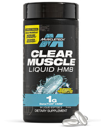 Thumbnail for Muscletech HMB Supplements 1000mg, Clear Muscle (84 Liquid Softgels) - Highest Grade HMB for Lean Muscle & Recovery, HMB Free Acid Muscle Supplement, Help Decrease Muscle Breakdown, Packaging May Vary