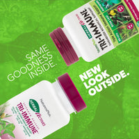 Thumbnail for NaturesPlus Herbal Actives Tri-Immune, Extended Release - 60 Tablets - Vegetarian, Gluten Free - 30 Servings