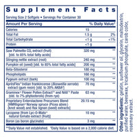 Thumbnail for Life Extension Ultra Prostate Formula, Saw Palmetto for Men, pygeum, stinging Nettle Root, lycopene, Prostate Health, Urination Flow, PSA, Non-GMO, Gluten-Free, 60 softgels