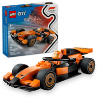 Thumbnail for LEGO City F1 Driver with McLaren Race Car Toy - Model Car Building Toy Kit for Kids, Boys and Girls, Ages 6+ - F1 Collectible for Fans - with a Driver Minifigure - Gift Idea for Birthdays - 60442