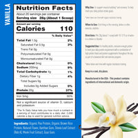 Thumbnail for Isopure Plant-Based Protein Powder, Lactose Free, Gluten Free, With Iron, Vanilla, 20g Plant Protein Per Serving, 1.23 Lbs, 20 Servings