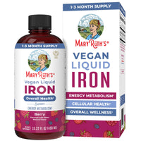 Thumbnail for Iron Supplement for Women Men & Kids | Liquid Iron Supplement for Women Men & Kids | Iron for Healthy Blood & Oxygen | Ages 4 & Up | Sugar Free | Vegan | Non-GMO | Gluten Free | 15.22 Fl Oz