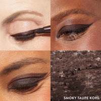 Thumbnail for LAURA GELLER NEW YORK Kajal Longwear Kohl Eyeliner Pencil - Smoky Taupe Kohl - Caffeine and Vitamin E - Smooth & Blendable Liner - Built-In Sharpener