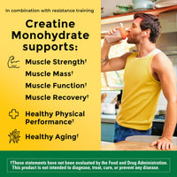 Thumbnail for Nature Made Micronized Creatine Monohydrate Powder 5 g per Serving, Unflavored Drink Mix Powder, Muscle Support, 450 g, 90 Day Supply