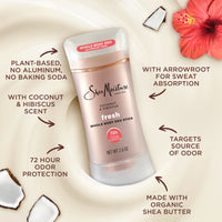 Thumbnail for SheaMoisture Whole Body Deodorant Stick 72h Odor Control Fresh Aluminum Free 2.6 oz