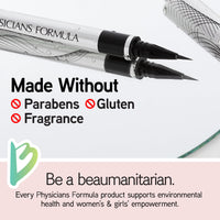 Thumbnail for Physicians Formula Eye Booster Super Slim Liquid Eyeliner, Waterproof Precision with a Lash-Boosting Complex, Natural Finish, & Sensitive Skin Approved, Cruelty-Free & Vegan -Ultra Black