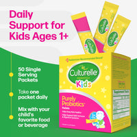 Thumbnail for Culturelle Kids Daily Probiotic Packets for Kids, (Ages 3+) - 50 Count – From the #1 Pediatrician-Recommended Brand – Flavorless Daily Probiotics for Digestive Health & Immune Support