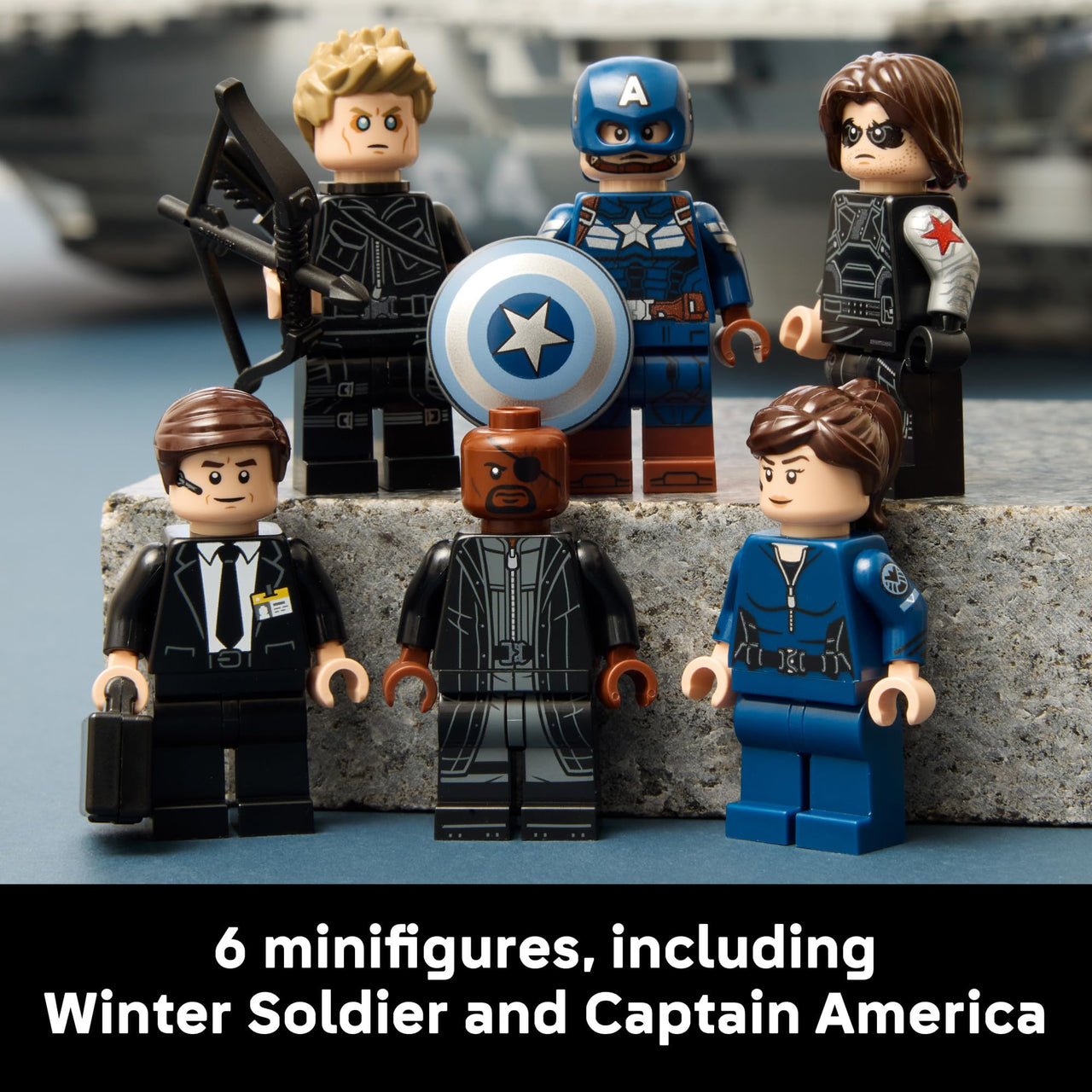 LEGO Marvel S.H.I.E.L.D. Helicarrier - Collectible Building Set for Adults, Ages 18+ - Marvel Bedroom or Home Office Decor - Includes 6 Minifigures - Gift for Men & Women - 76354