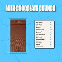 Thumbnail for Feastables Milk Chocolate Crunch Bars - Made with Grass-Fed Milk Chocolate and Organic Cocoa. Only 6 Ingredients, 10 Count