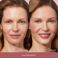 Thumbnail for LAURA GELLER NEW YORK Baked Blush-n-Brighten Marbleized Blush for Cheeks - Raspberry Finish - Buildable Color