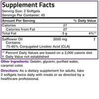 Thumbnail for Bronson CLA 3000 Extra High Potency Supports Healthy Weight Management Lean Muscle Mass Non-Stimulating Conjugated Linoleic Acid, 90 Softgels