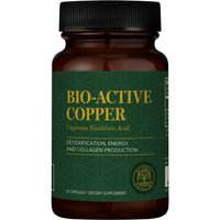Thumbnail for Global Healing Bio-Active Copper Supplement Cu1 - Cuprous Nicotinic Acid Helps Detox Body from Within - Supports Immune System & Red Blood Cell - Niacin Vitamin B3 Chelated Copper - 30 Capsules