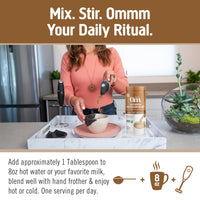 Thumbnail for OM MUSHROOM SUPERFOOD Coffee Latte Blend – Functional Mushroom Powder with Lion’s Mane, Cordyceps, Reishi & Chaga – Energy, Focus & Mental Clarity Support – 8.47 oz Canister (30 Servings)
