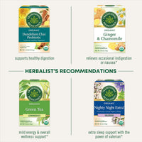 Thumbnail for Traditional Medicinals Organic, Chamomile & Lavender - Chamomile Tea Supporting Stress Relief and Relaxation - Kosher, Non-GMO, Caffeine-Free, Compostable - 16 Tea Bags