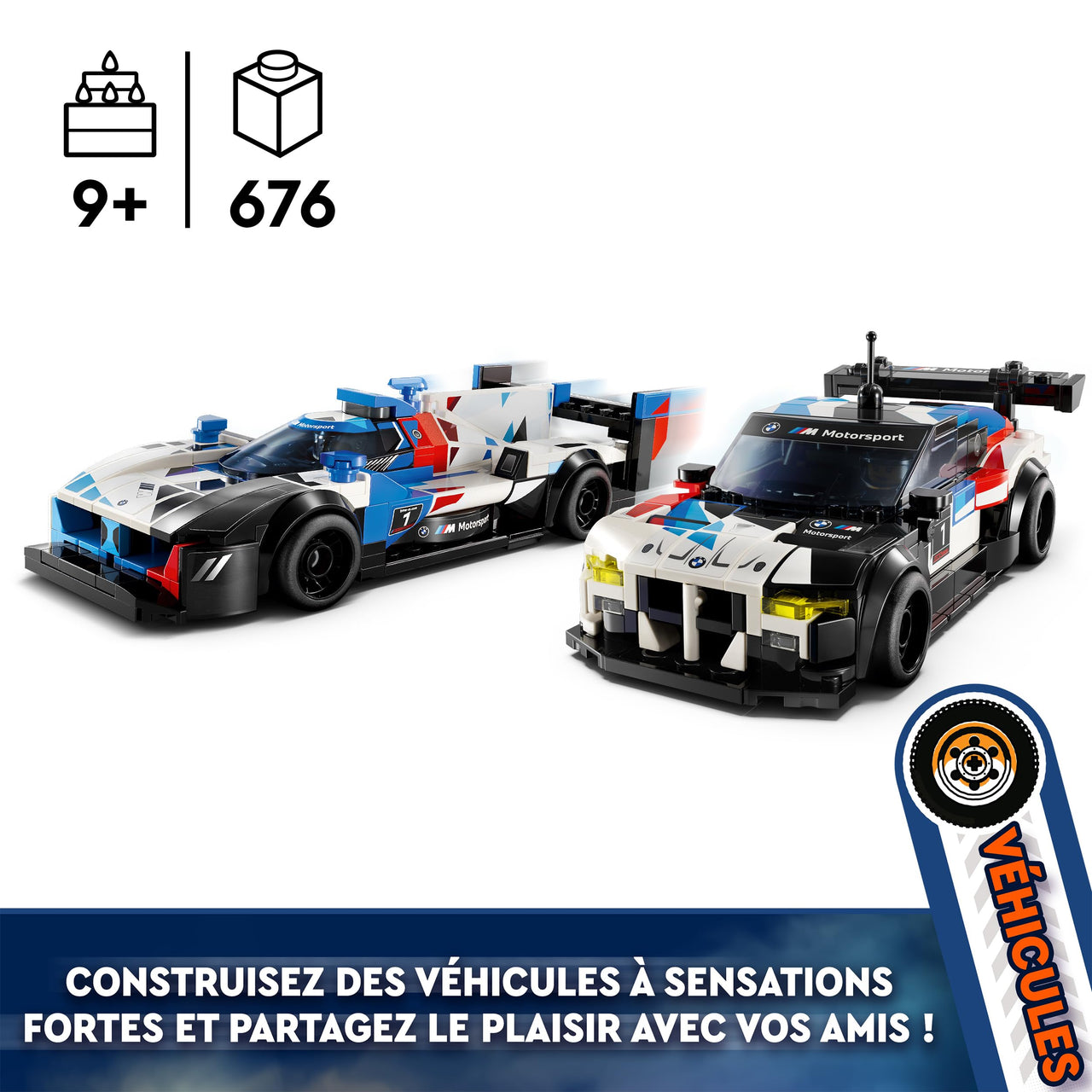 Lego Speed Champions BMW M4 GT3 & BMW M Hybrid Set 76922
