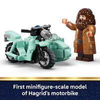 Thumbnail for LEGO Harry Potter Hagrid & Harry’s Privet Drive Escape Building Toy for Boys & Girls - Pretend Play Set for Kids, Ages 8+ - W/Mini Hagrid's Motorcycle & 4 Minifigures - Gift for Birthdays - 76459