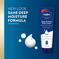 Thumbnail for Vaseline Intensive Care Body Cream Deep Moisture 4 pk with Healing Petroleum Jelly & Vitamin E Rich & Smooth for Dry Skin 9 oz