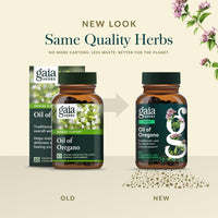 Thumbnail for Gaia Herbs Oil of Oregano - Immune & Antioxidant Support Supplement - with Oregano Oil, Carvacrol & Thymol* - 60 Vegan Liquid Phyto-Caps (60 Servings)