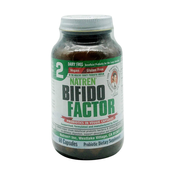 Natren, Bifido Factor Dairy Free, 60 Capsules