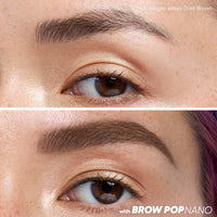 Thumbnail for Kosas Brow Pop Nano - Ultra-Fine 1mm Brow Pencil Precision Tip - Natural-Looking Eyebrows with Finest Hairlike Stroke - All Day Wear, Hypoallergenic, Safe for Sensitive Skin - Dark Brown