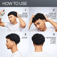 Thumbnail for Redken Curl Refreshing Spray For Curly and Coily Hair - Hydrates & Defines up to 7th-Day Curls, Silicone-Free
