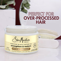 Thumbnail for SheaMoisture Leave-In Conditioner Bundle, Coconut & Hibiscus Curl Enhancing Smoothie for Curly Hair, Frizz Control + Jamaican Black Castor Oil Strengthen & Restore for Hair Repair