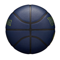 Thumbnail for WILSON NBA Forge Plus Indoor/Outdoor Basketball - Navy Blue, Size 7-29.5