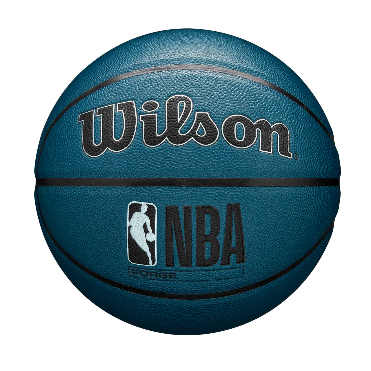 WILSON NBA Forge Indoor/Outdoor Basketball - Teal, Size 6-28.5"