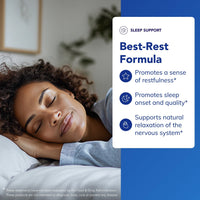 Thumbnail for Pure Encapsulations Best-Rest Formula - Supports Restful Sleep - for Relaxation* - Restful Sleep Supplement - Non-GMO & Vegan - 120 Capsules