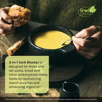 Thumbnail for Irwin Naturals Maximum Strength 3-in-1 Carb Blocker - Neutralize Carbohydrates - 75 Liquid Softgels