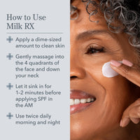 Thumbnail for Beekman 1802 Milk RX Advanced Better Aging Collagen Moisturizer Face Cream – 4X Retinol Alternative with Goat Milk Exosomes & Polypeptide, Firming Cream, 1.69 fl oz