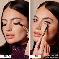 Thumbnail for ICONIC LONDON Smokey Eye Duo Eyeliner | Creamy, Easy to Blend 2-in-1 Eyeliner Crayon, Water Resistant, Cruelty Free, Vegan Makeup (Spiced Plum) 0.027 oz