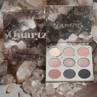 Thumbnail for ColourPop Of Quartz Eyeshadow Palette - Neutral Taupe Palette with Metallic and Matte Finishes - High-Pigment Eye Makeup with a Long-Wearing Formula (0.3 oz)