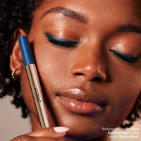 Thumbnail for ICONIC LONDON Smokey Eye Duo Eyeliner | Creamy, Easy to Blend 2-in-1 Eyeliner Crayon, Water Resistant, Cruelty Free, Vegan Makeup (Electric Blue) 0.027 oz
