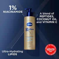 Thumbnail for Vaseline Radiant X Even Tone Nourishing Body Lotion With 1% Niacinamide, Coconut Oil, Vitamin C, & Peptides 11 oz