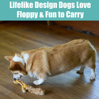 Thumbnail for SPOT Skinneeez Flying Squirrel 14 Inch Stuffing-Free Plush Squeaky Dog Toy – Soft Tug-of-War Toy for Small and Medium Dogs – Mess-Free Interactive Chew Toy for Moderate Chewers