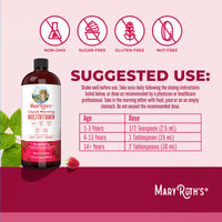 Thumbnail for MARYRUTH'S Liquid Morning Multivitamin for Women, Men & Kids | Vitamin A C D E B6 B12 Biotin Zinc | Beauty | Vegan | Non-GMO | Gluten Free | 32 Servings
