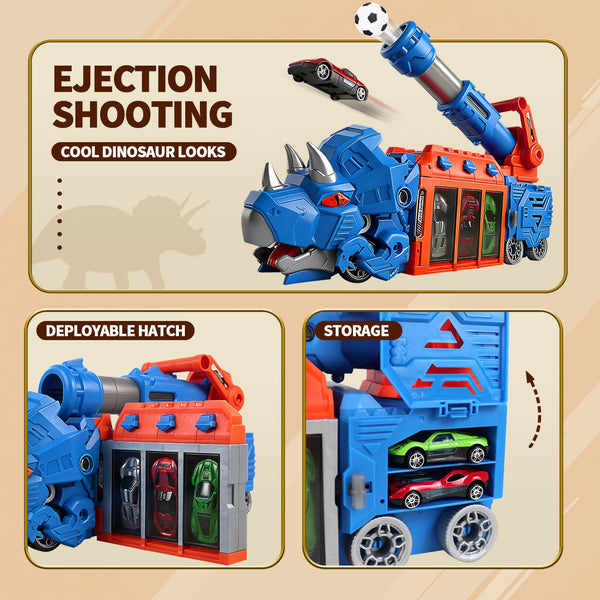 Buy STBEIMEIMY Triceratops Dinosaur Truck, Foldable Storage