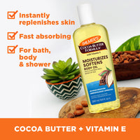 Thumbnail for Palmer's Cocoa Butter Moisturizing Body Oil with Vitamin E, Radiant Looking Glow and Skin Hydration, Instant Absorption, Bath, Body and Shower, 8.5 Ounces