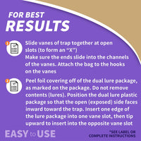 Thumbnail for Bonide Beetle Bagger Japanese Beetle Trap Replacement Lures, Long Lasting Dual Floral & Pheromone Lures