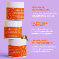 Thumbnail for SeoulCeuticals Korean Skin Care 97.5% Snail Mucin Moisturizer Cream - K Beauty Skincare Day & Night Snail Repair Cream Filtrate Cruelty Free 2oz