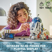 Thumbnail for LEGO Star Wars R2-D2 Building Toy Set - Play or Display Star Wars Toy for Boys & Girls, Ages 10+ - Gift Ideas for Kids & Fans - Includes 25th Anniversary Darth Malak Minifigure - 75379