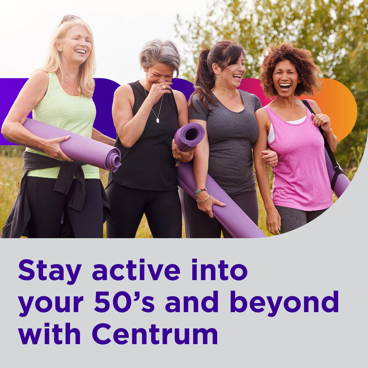 Centrum Silver Women's Multivitamin for Women 50 Plus, Multivitamin/Multimineral Supplement with Vitamin D3, B Vitamins, Non-GMO Ingredients, Supports Memory and Cognition in Older Adults - 100 Ct