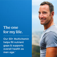 Thumbnail for One A Day Men’s 50+ Multivitamins, Supplement with A, C, D, E and Zinc for Immune Health*, Calcium & More, 100 Tablets