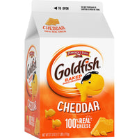 Thumbnail for Goldfish Cheddar Cheese Crackers, 27.3 Oz Carton