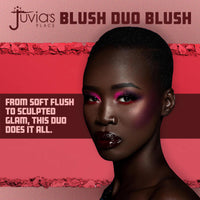 Thumbnail for Juvia's Place Blushed Duo Blush Volume5 - Two Tone Pigmented Buildable Pressed Mineral Powder - Rosy Natural Cheeks Matte Fresh Finish for All Skin Color